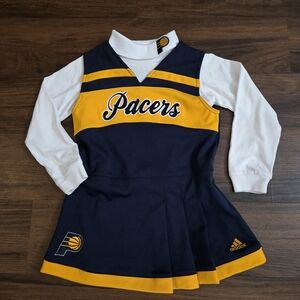Adidas Girl's Pacers Cheerleader Outfit, Sz Med (5-6)